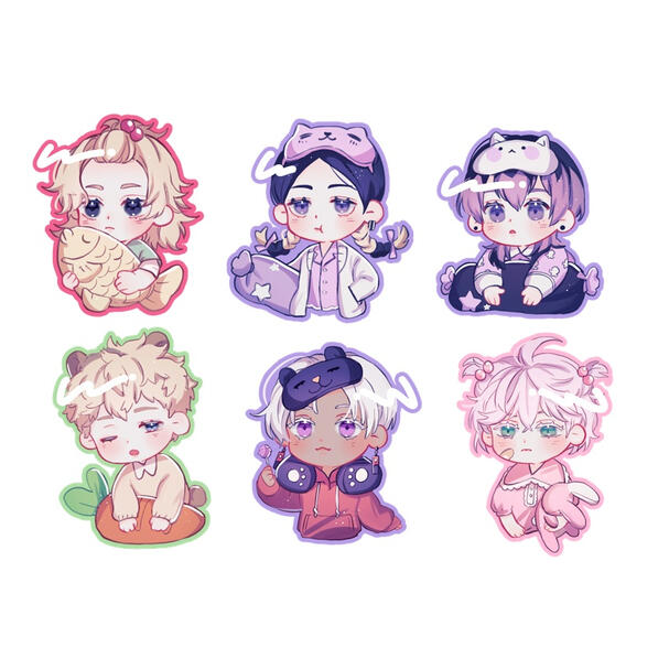 Sleepy chibi sticker